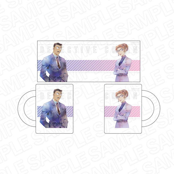 名探偵コナン マグカップ PALE TONE series 毛利小五郎＆妃英理 警察 ver.[コンテンツシード]《在庫切れ》