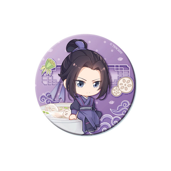 アニメ「魔道祖師」 美食ver. 缶バッジ 江澄[艾漫]《在庫切れ》