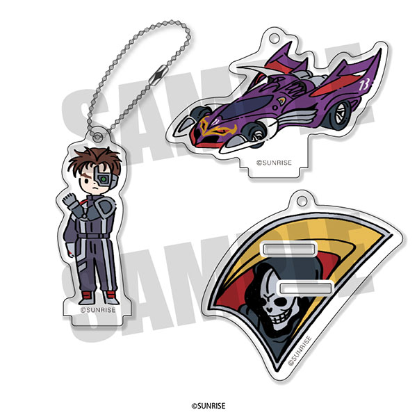 サイバーフォーミュラ　トレーディングスティックアクリルキーホルダー 全8種 1箱 TF アクリルキーホルダー トレイン (07101046)