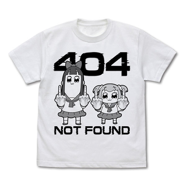 ポプテピピック 404 Tシャツ/WHITE-S[コスパ]