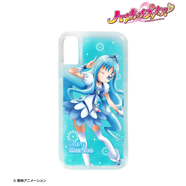 ハートキャッチプリキュア！ 描き下ろしイラスト キュアマリン グリッターiPhoneケース(X/XS)[アルマビアンカ]《在庫切れ》