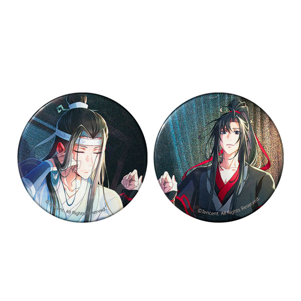 アニメ「魔道祖師」 完結編 酒に酔うVer. 魏無羨 藍忘機 缶バッジ2個セット[QINGCANG]