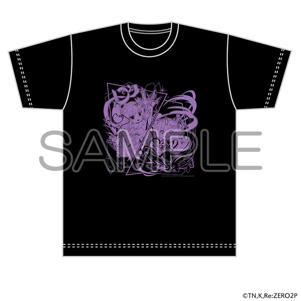 Re：ゼロから始める異世界生活 Tシャツ 氷結のエミリア＆鬼レム -Crystal Dress Ver.-(XLサイズ)[eStream]《在庫切れ》