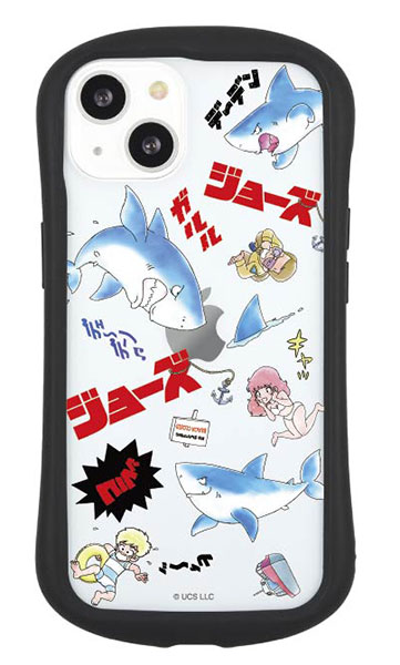 JAWS iPhone 13 対応 ハイブリッドクリアケース 総柄[グルマンディーズ]《在庫切れ》