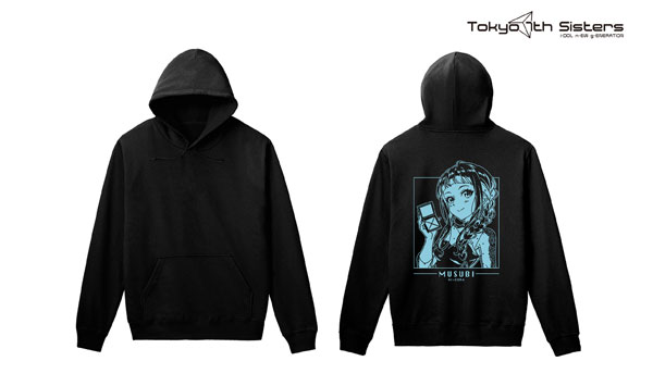 Tokyo 7th シスターズ 天堂寺ムスビ クリスマスコフレver. バックプリントパーカー メンズ L[アルマビアンカ]《在庫切れ》