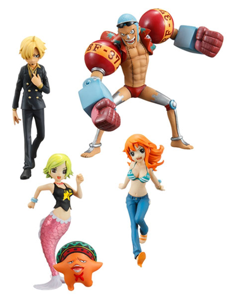 【中古】Half Age Characters ワンピース Vol.3 ノーマル全4種+別Ver.全4種セット[バンダイ]