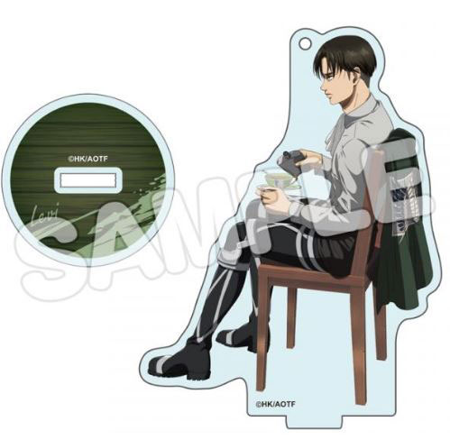 進撃の巨人/リヴァイ(バースデー)描き下ろしアクリルフィギュアLサイズ 進撃の巨人 描き下ろしアクリルフィギュアL バースデーリヴァイ