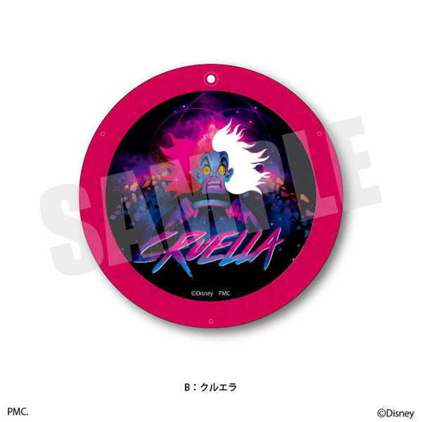 「ディズニー ヴィランズ」シリーズ アクリルコースター クルエラ デザインA[プレイフルマインドカンパニー]《在庫切れ》