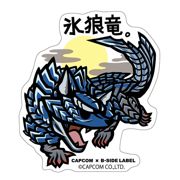 CAPCOM×B-SIDE LABELステッカー モンスターハンター ルナガロン