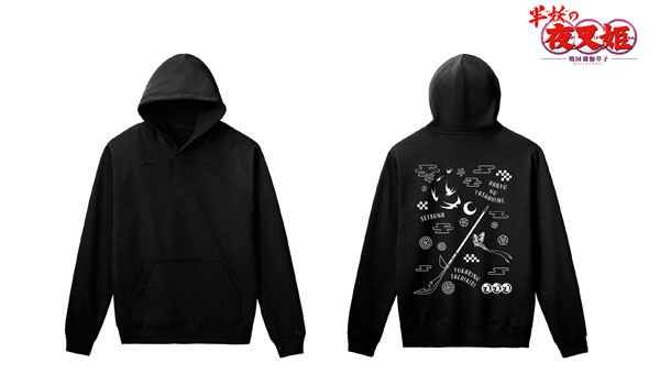 半妖の夜叉姫 せつな モチーフ柄 バックプリントパーカー メンズ XXL[アルマビアンカ]《在庫切れ》