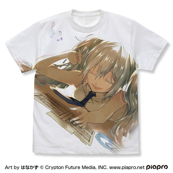 初音ミク フルグラフィックTシャツ はなかず Ver./WHITE-XL[コスパ]