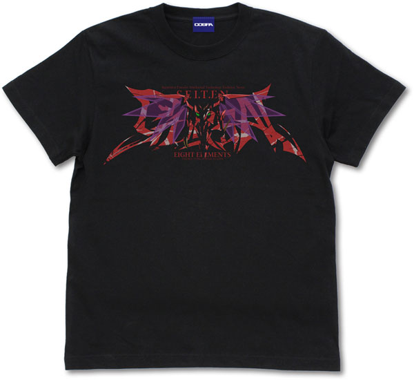 コードギアス 反逆のルルーシュ 紅蓮聖天八極式 Tシャツ/BLACK-S[コスパ]