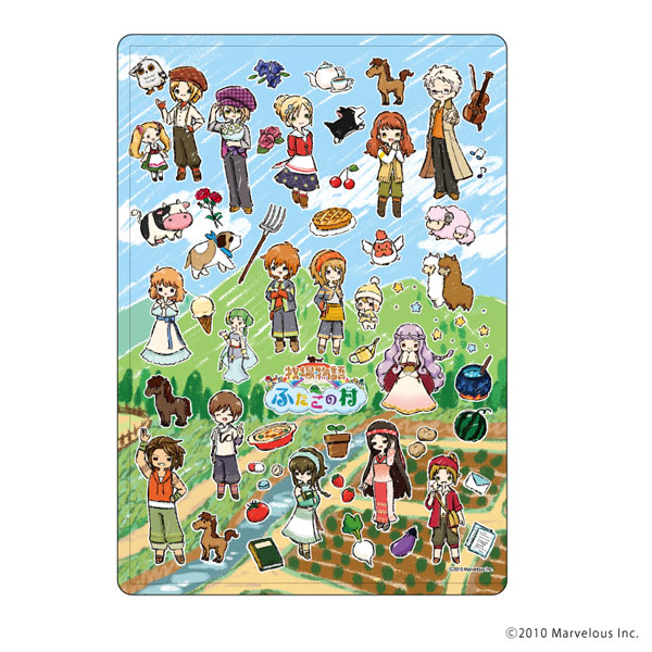 キャラクリアケース「牧場物語 ふたごの村」01/集合デザイン(グラフ