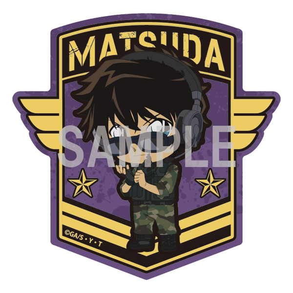 名探偵コナン エンブレムステッカー サバイバルデフォルメ (松田)[読売テレビエンタープライズ]《在庫切れ》