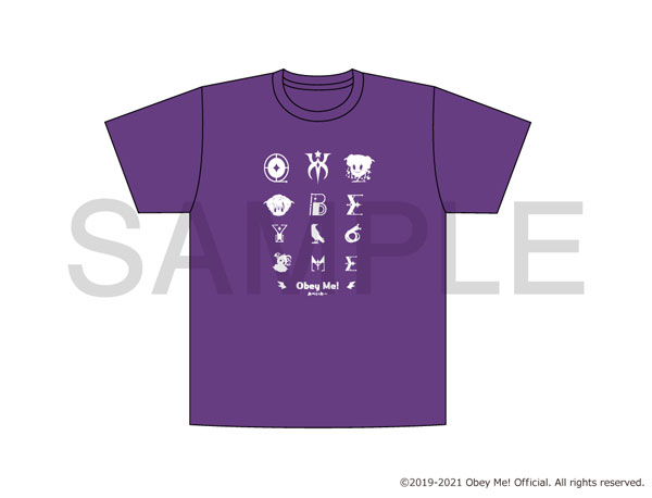 Obey Me！ Official Tシャツ Lサイズ(ベルフェゴール)[エイトエンターテイメント]《在庫切れ》