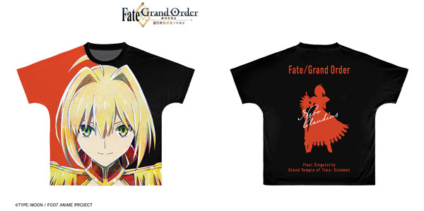 Fate/Grand Order ネロ・クラウディウス Ani-Art フルグラフィックTシャツ ユニセックス XXXL[アルマビアンカ]《在庫切れ》