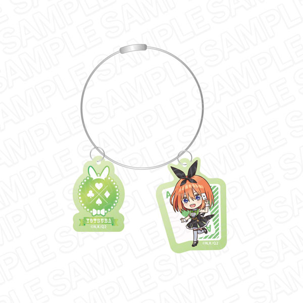 TVアニメ「五等分の花嫁∬」 ワイヤーキーホルダー 四葉 カジノ ver.[コンテンツシード]《在庫切れ》