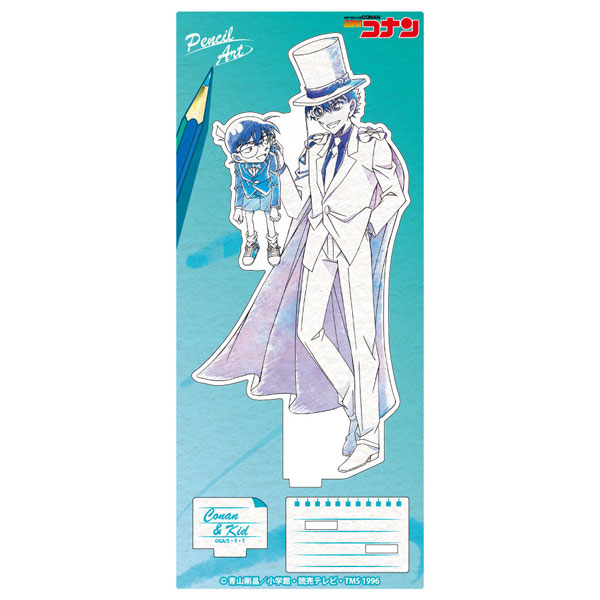 名探偵コナン　怪盗キッド　江戸川コナン　コナン　アクスタ 名探偵コナン ペンシルアート アクリルスタンドコレクション