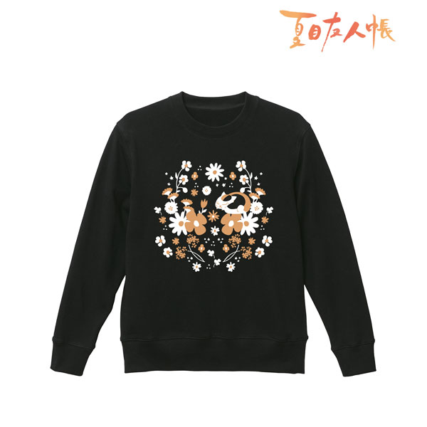 夏目友人帳 ニャンコ先生 トレーナー 橙 メンズ XS[アルマビアンカ]《在庫切れ》