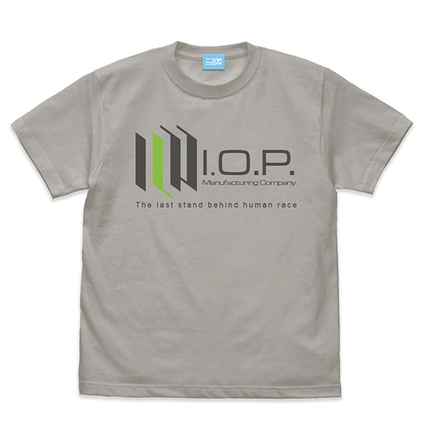 ドールズフロントライン I.O.P.ロゴ Tシャツ/LIGHT GRAY-L[コスパ]《在庫切れ》