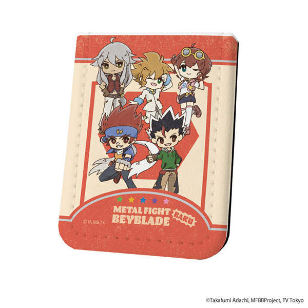 レザーフセンブック「メタルファイト ベイブレード 爆」09/鋼銀河＆角谷正宗＆天童遊＆大鳥翼＆天野まどか(レトロアート)[A3]《在庫切れ》