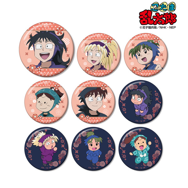 忍たま乱太郎 トレーディング缶バッジ 火薬委員会ver. 9個入りBOX