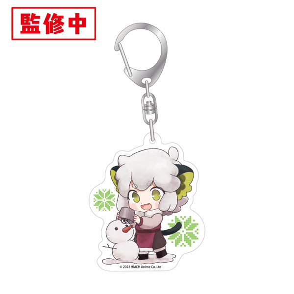 羅小黒戦記 ゆきふわころ アクリルキーホルダー シャオヘイ[アルジャーノンプロダクト]《在庫切れ》
