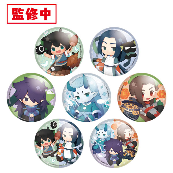 羅小黒戦記_トレーディングホログラム缶バッジ(全7種)Cafe ver