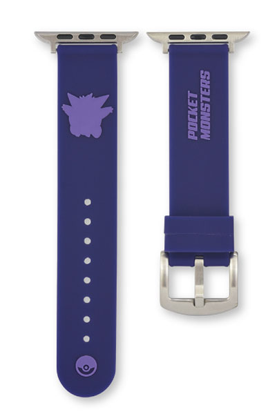 ポケットモンスター Apple Watch 45/44/42mm対応シリコンバンド ゲンガー[グルマンディーズ]《在庫切れ》