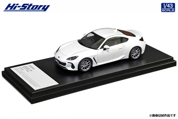 Hi Story ハイストーリー 1/43 スバル BRZ クリスタルホワイト 1/43 SUBARU BRZ S (2021) クリスタルホワイト・パール[ハイストーリー