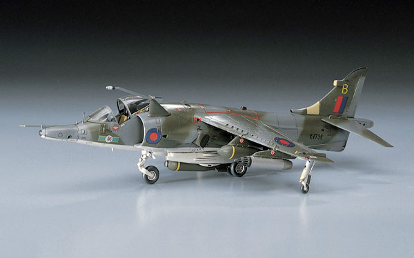 1/72 ハリアー GR Mk.3 プラモデル（再販）[ハセガワ]《在庫切れ》