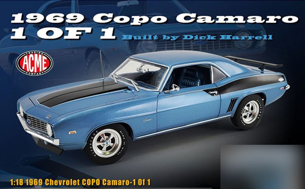 1/18 1969 Chevrolet Copo Camaro 1 of 1 Built by Dick Harrell[ACME]【送料無料】《０８月仮予約》