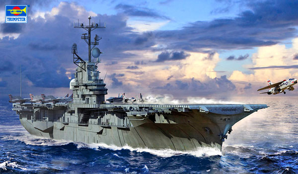 1/700 アメリカ海軍 航空母艦 CVS-11 イントレピッド プラモデル