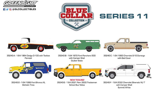 1 64 Blue Collar Collection Series 11 6種セット グリーンライト 在庫切れ