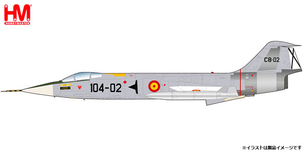 1/72 F-104G スターファイター “スペイン空軍 2017”[ホビーマスター]《発売済・在庫品》
