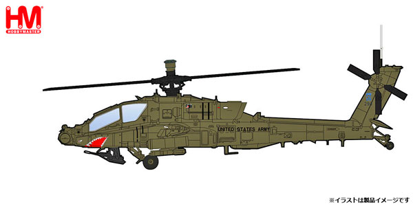 HM AH64D タイガーシャーク 1/72 AH-64D アパッチ・ロングボウ “タイガーシャーク”[ホビーマスター