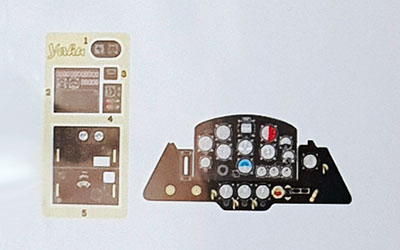 1/48 Ki-51九九式襲撃機・着色計器板・ウィングジー[ヤフーモデル社]《在庫切れ》