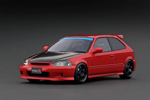 イグニッションモデル シビック タイプR EK9 頭文字D 1/18
