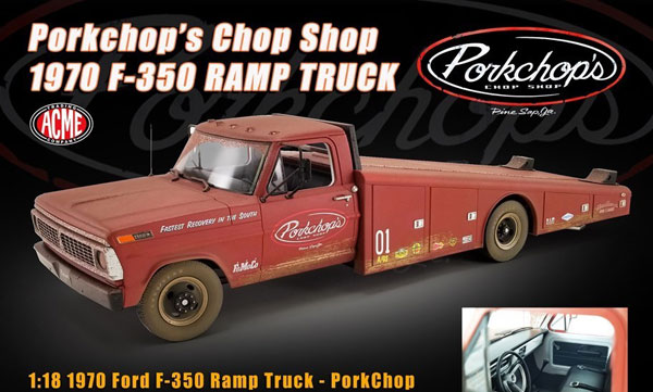 1/18 1970 Ford F-350 Ramp Truck - PorkChop[ACME]【送料無料】《在庫