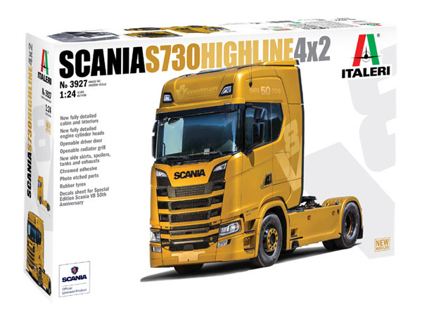 1/24 スカニア S730 ハイライン 4×2 トラクターヘッド プラモデル