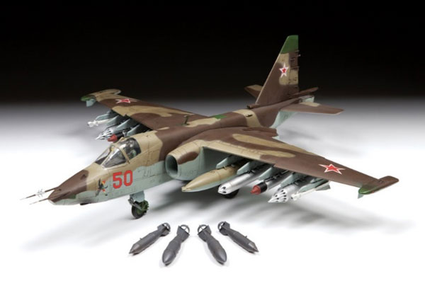 ズベズダ 1/72 ロシア スホーイ SU-25 フロッグフット 地上攻撃機