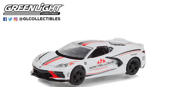 1/64 2022 Chevrolet Corvette C8 Stingray Coupe - White - Ron Fellows Performance Driving School[グリーンライト]《在庫切れ》