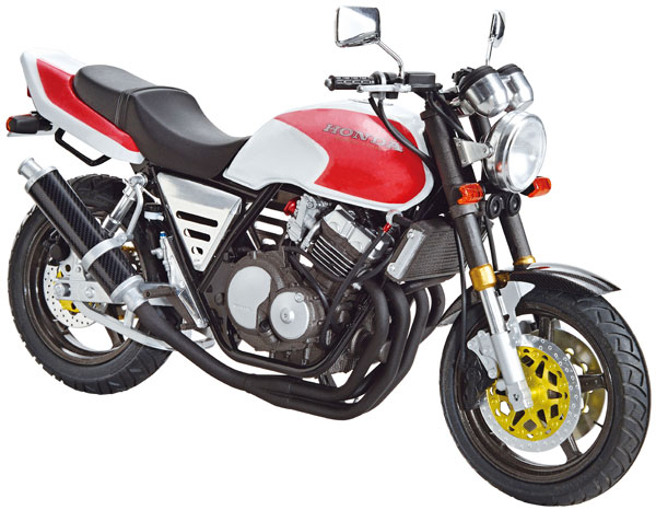 ザ・バイク No.53 1/12 ホンダ NC31 CB400 SUPER FOUR ’92 カスタムパーツ付き プラモデル（再販）[アオシマ]《０９月予約》
