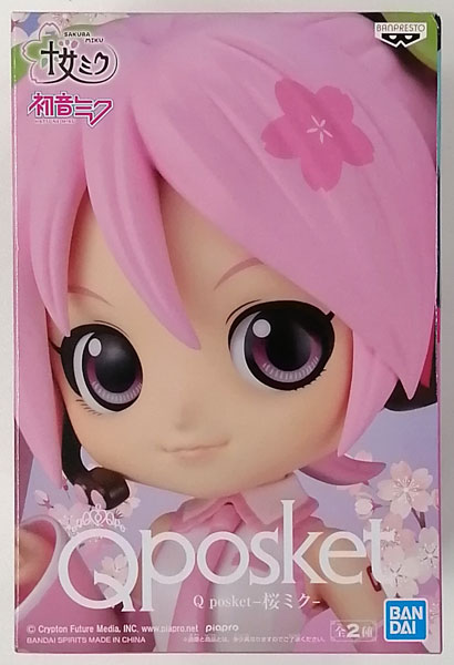 【中古】(本体A/箱B)Q posket-桜ミク- A (プライズ)[BANDAI SPIRITS]《発売済・在庫品》
