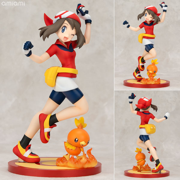 【中古】【特典】ARTFX J 『ポケットモンスター』シリーズ ハルカ with アチャモ 1/8 完成品フィギュア (コトブキヤショップ限定)[コトブキヤ]