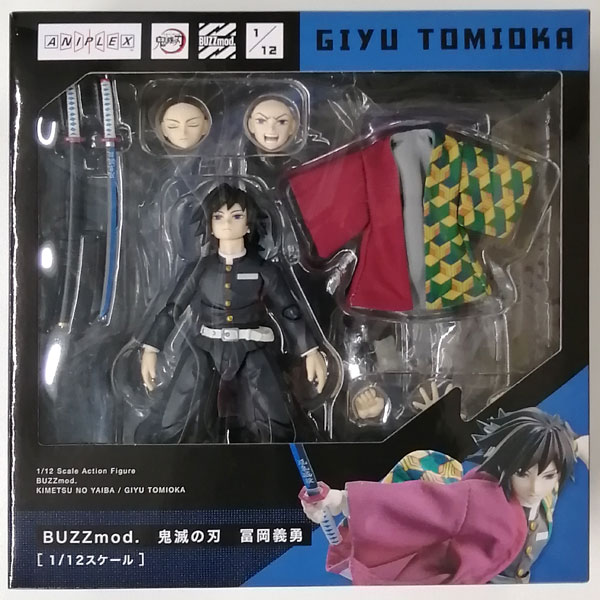 中古】(本体B+/箱B)BUZZmod. 鬼滅の刃 冨岡義勇 1/12 アクション ...