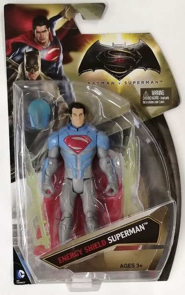 『バットマン vs スーパーマン』 マテル アクションフィギュア 6インチ 「ベーシック」 スーパーマン エネルギーシールド