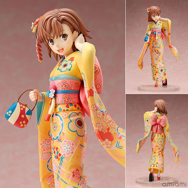 とある科学の超電磁砲　御坂美琴　振袖 とある科学の超電磁砲』御坂美琴の“振袖ver.”フィギュアが美しい