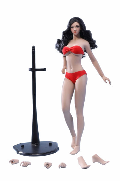 1&frasl;6 スーパーフレキシブル 女性シームレスボディ サンタン ミドル
