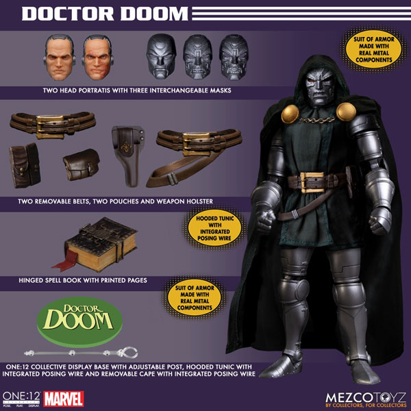 フィギュアmezco dr doom Dr.ドゥーム　メズコ